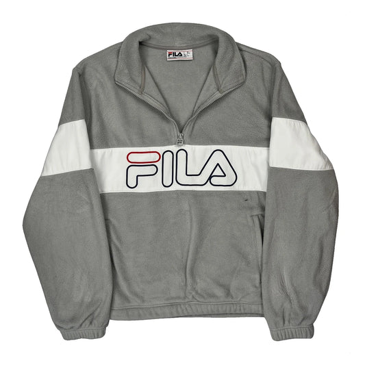 Fila Spellout Fleece - Large White Polyester