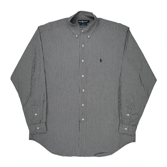 Vintage Blake Shirt Ralph Lauren Checked Shirt - Large Black & White Cotton