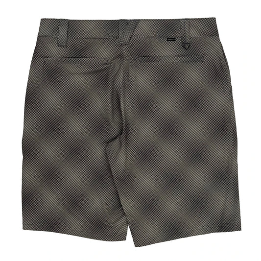 Oakley Checked Shorts - 32″ Waist Gray Polyester