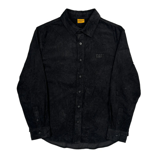 Caterpillar Cord Shirt - Medium Black Cotton