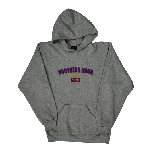 Northern Iowa Panthers Soffe College Hoodie - Medium Grey Cotton Blend