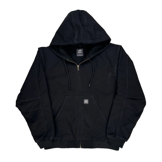 Vintage Berne Workwear Jacket - Large Black Cotton