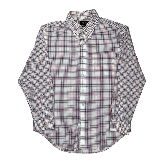 Ralph Lauren Checked Shirt - XL White Cotton