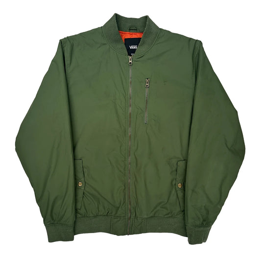 Vans Bomber Jacket - Medium Green Polyester