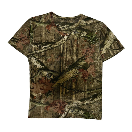 Mossy Oak Camo T-Shirt - Medium Camo Cotton