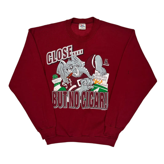 Made In USA Tee Jays 1994 Iron Bowl Champs Sweatshirt - 2XL Red Polyester Blend