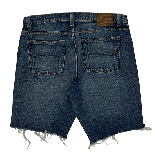 Ralph Lauren Denim Shorts - 32W UK 12 Blue Cotton