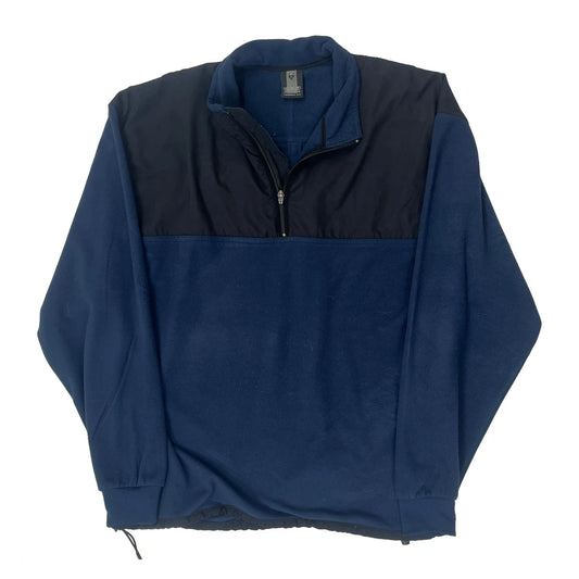 Nike 1/4 Zip - XL Navy Polyester