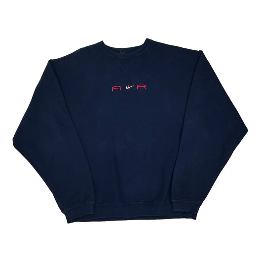 Nike Sweatshirt - 2XL Navy Cotton