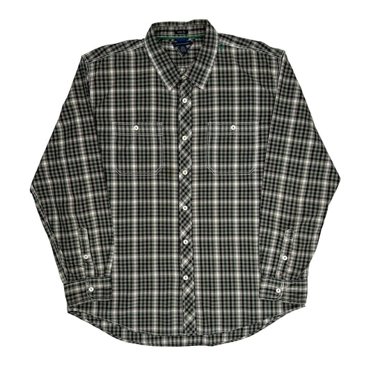 Tommy Hilfiger Checked Shirt - XL Green Cotton
