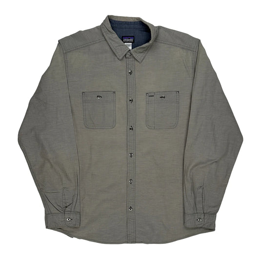 Patagonia Shirt - XL Grey Cotton