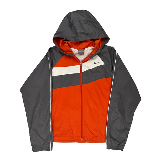 Age 11-12 Nike Windbreaker - Medium Orange Polyester