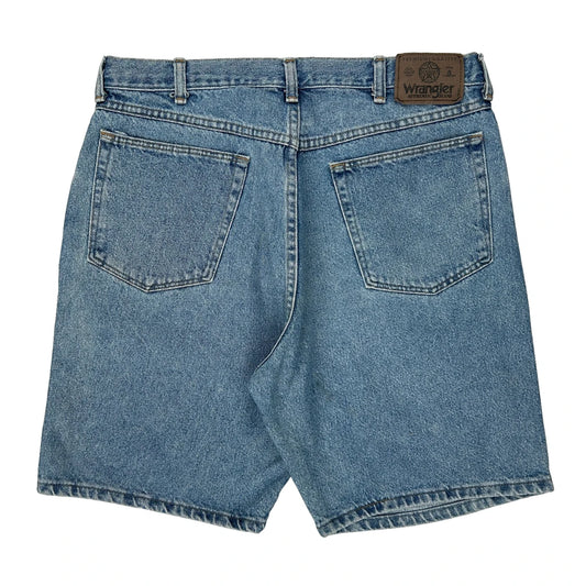 Wrangler Denim Shorts - 34W 9L Blue Denim