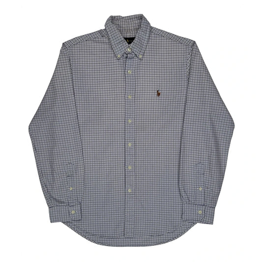 Ralph Lauren Checked Shirt - Medium Blue Cotton