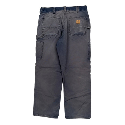 Carhartt Cargo Carpenter Trousers - 34W 30L Grey Cotton