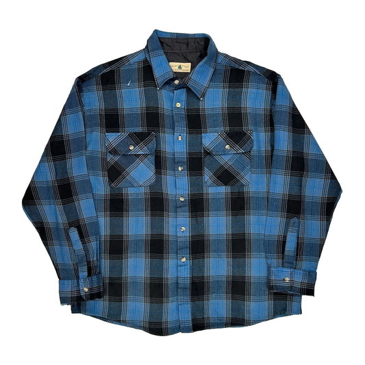 Northwest Territory Flannel Shirt - Large Black Cotton