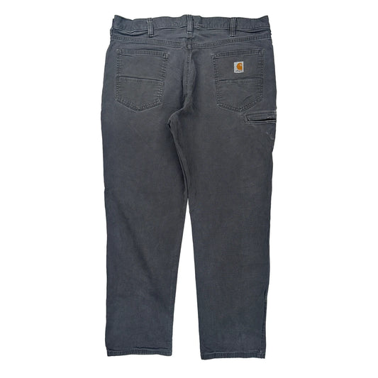 Carhartt Carpenter Trousers - 35W 30L Grey Cotton