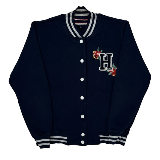 Tommy Hilfiger Varsity Jacket - Medium Navy Cotton