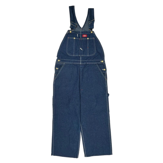 Dickies Overalls - 36W 34L Blue Cotton