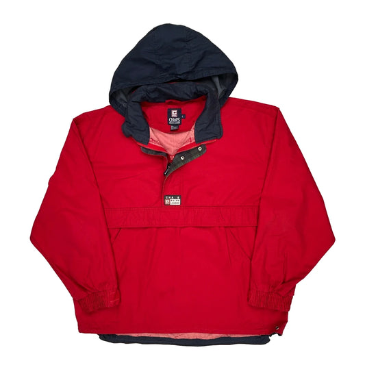 Chaps Ralph Lauren Oversized Anorak - Large Navy Polyester