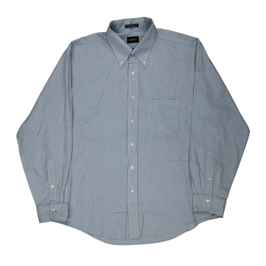 Gant Shirt - XL Blue Cotton Blend