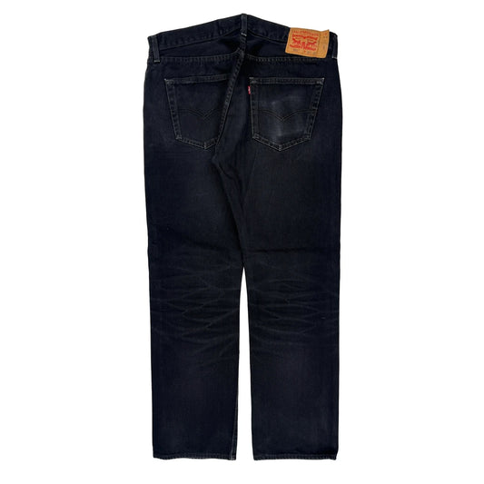 501 Levis Jeans - 36W 32L Black Cotton