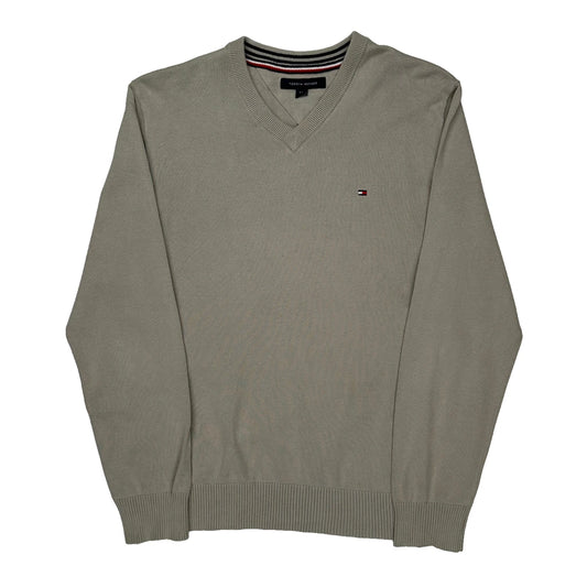 Tommy Hilfiger Jumper - Large Beige Cotton