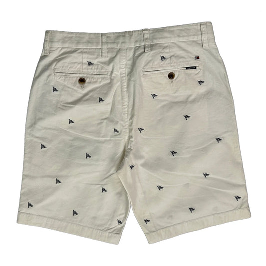 Tommy Hilfiger Chino Shorts - 30W 9L White Cotton