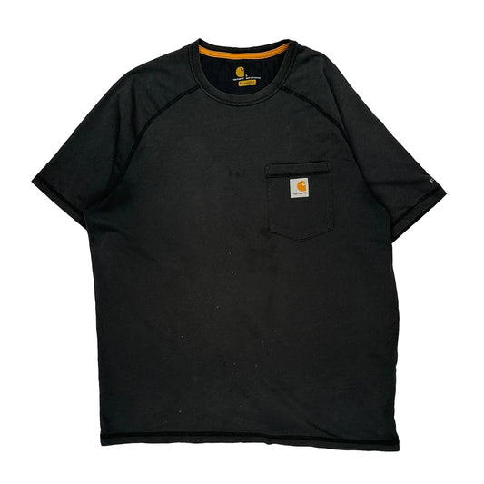 Force Carhartt T-Shirt - Large Black Cotton
