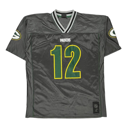 Green Bay Packers N.F.L. Team Apparel Nfl Jersey - XL Grey Polyester