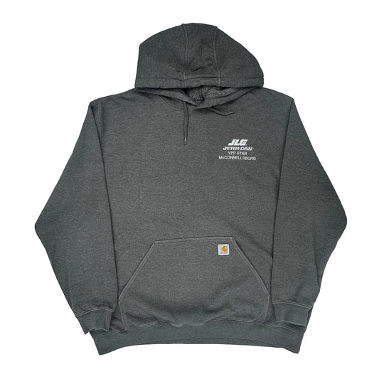 Mcconnellsburg Carhartt Hoodie - 2XL Gray Cotton