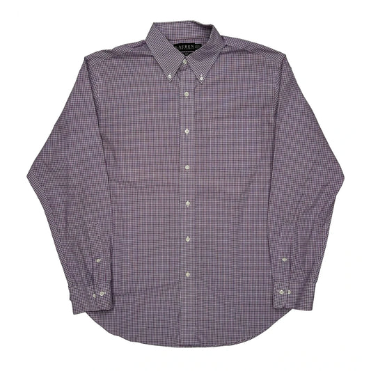 Ralph Lauren Checked Shirt - Large Red Cotton
