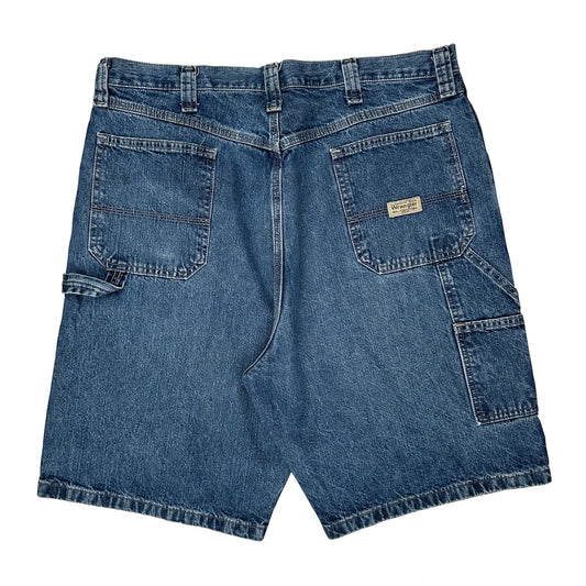 Wrangler Carpenter Shorts - 38W 9L Blue Cotton