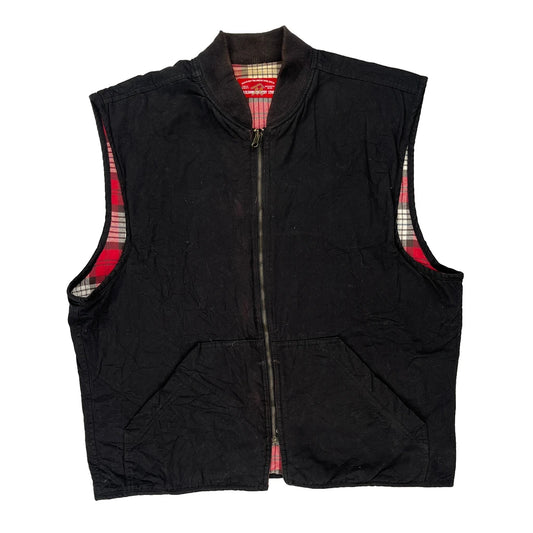 Marlboro Gilet - Large Black Cotton