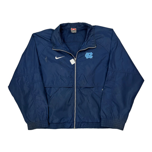 North Carolina Tar Heels Nike Windbreaker - Large Blue Nylon