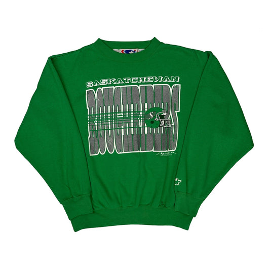 Saskatchewan Roughriders Starter Sweatshirt - XL Green Polyester Blend