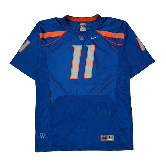 Nike Football Jersey - Large Orange Polyester