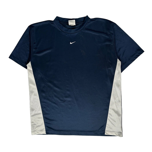 Nike T-Shirt - XL Blue Polyester