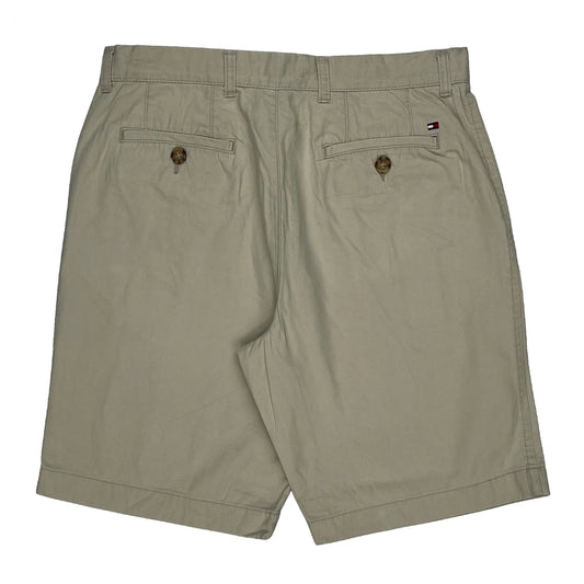 Tommy Hilfiger Chino Shorts - 32W 9L Beige Cotton
