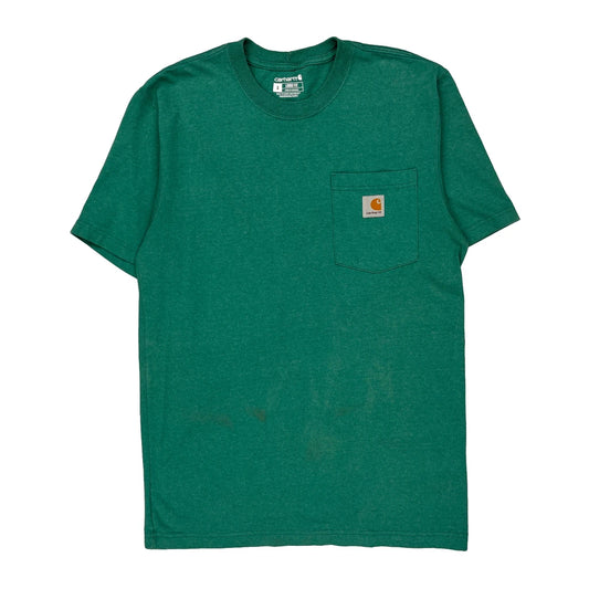 Loose Fit Carhartt T-Shirt - Small Green Cotton
