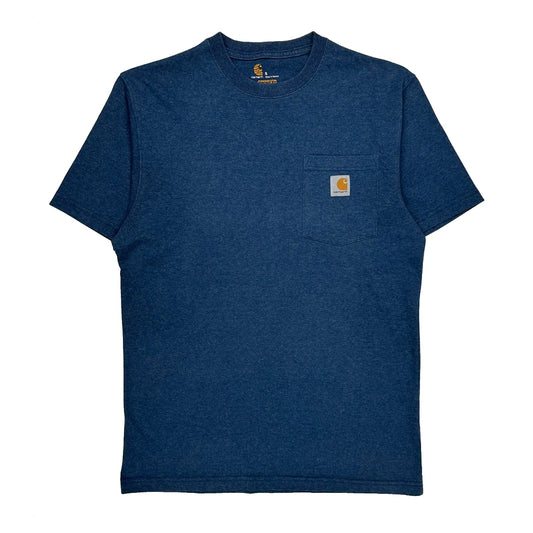 Carhartt T-Shirt - Small Blue Cotton