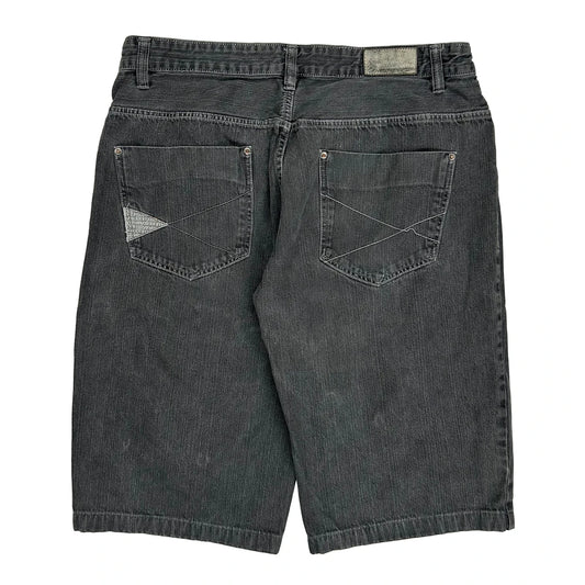 Enyce Denim Shorts - 38W 12L Grey Cotton