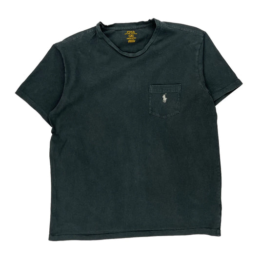 Polo By Ralph Lauren T-Shirt - Large Black Cotton