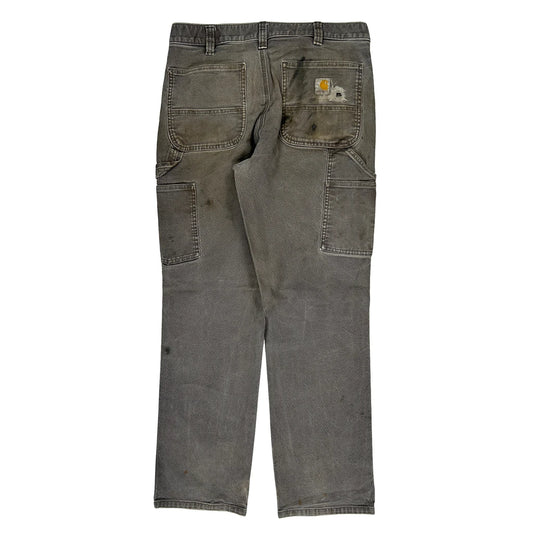 Carhartt Carpenter Trousers - 32W 32L Grey Cotton