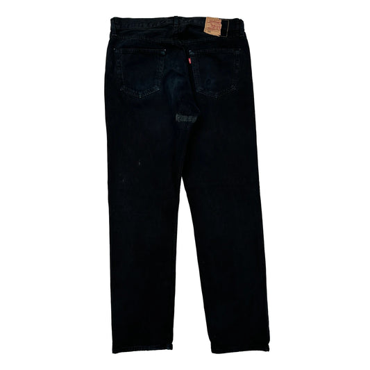 Levis Jeans - 36W 30L Black Cotton