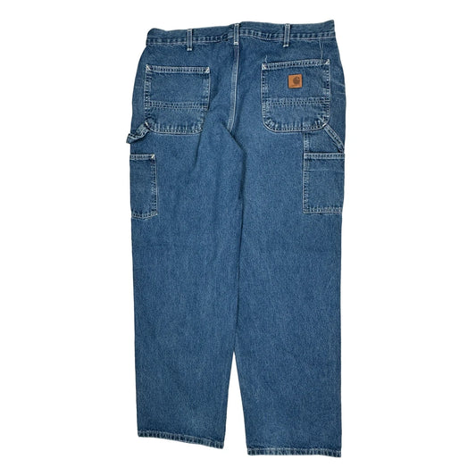 Carhartt Carpenter Jeans - 38W 32L Blue Cotton