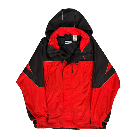 Fila Ski Jacket - Large Red Nylon