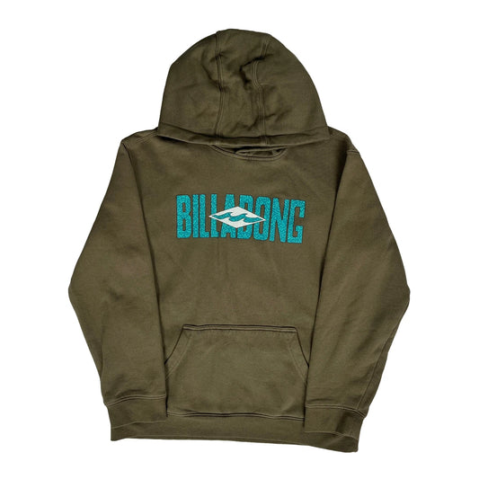 Billabong Hoodie - 2XL Green Cotton
