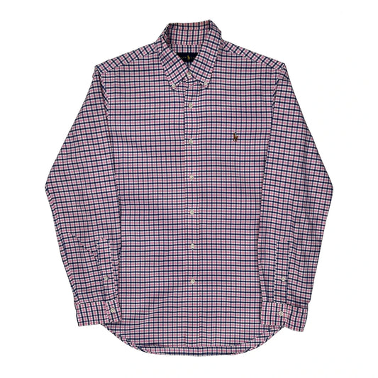 Vintage Ralph Lauren Checked Shirt - Medium Pink Cotton