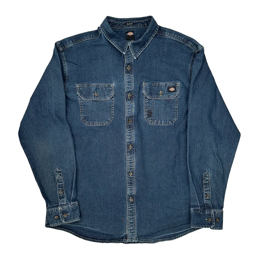 Dickies Denim Shirt - XL Blue Denim